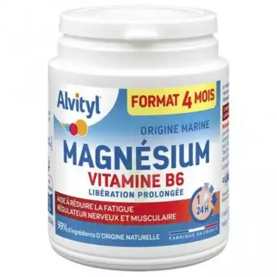Alvityl Magnésium Vitamine B6 Libération Prolongée Comprimés Lp Pot/120 à Hyères