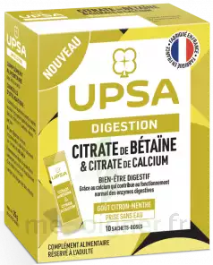 Upsa Citrate De Bétaïne & Citrate De Calcium Poudre 10 Sachets à Hyères