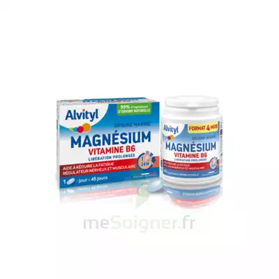 Alvityl Magnésium Vitamine B6 Libération Prolongée Comprimés Lp B/45 à Hyères