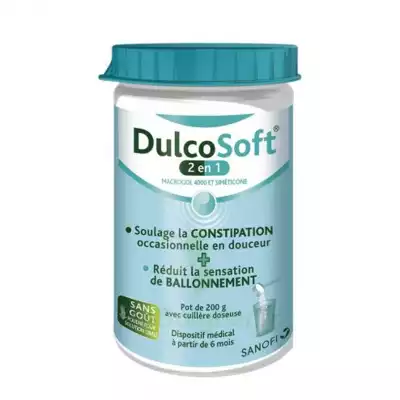 Dulcosoft 2 En 1 Constipation Et Ballonnement Poudre à Diluer Fl/200g à Hyères